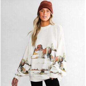 Modish Rebel Buffalo Sweatshirt